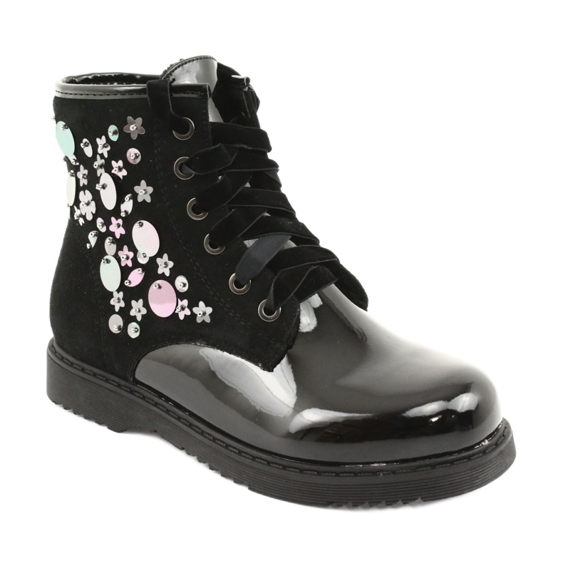 Lakované flitry Evento 1433 černý 1