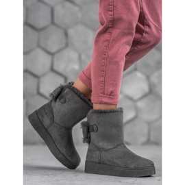 SHELOVET Mukluki S Mašlí šedá 1