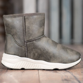 SHELOVET Pohodlné boty do sněhu vícebarevný zelená 1