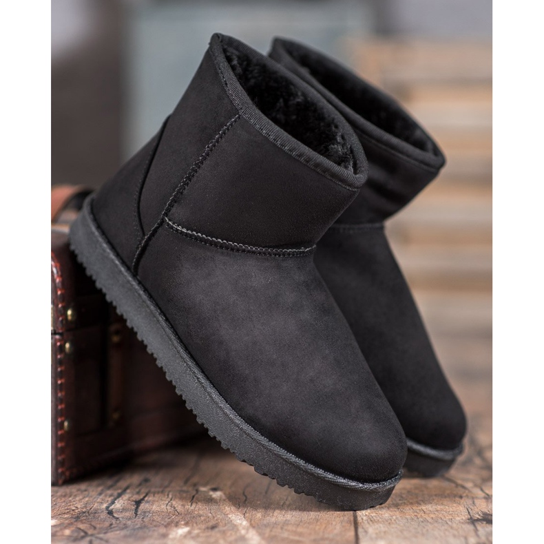 SHELOVET Černý Mukluki černá 1