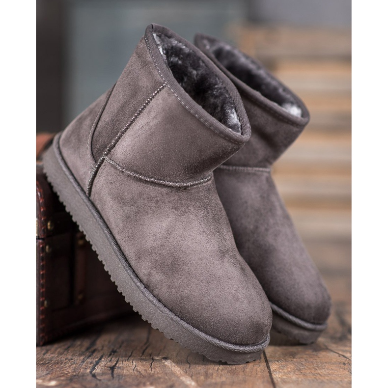 SHELOVET Šedý Mukluki šedá 1