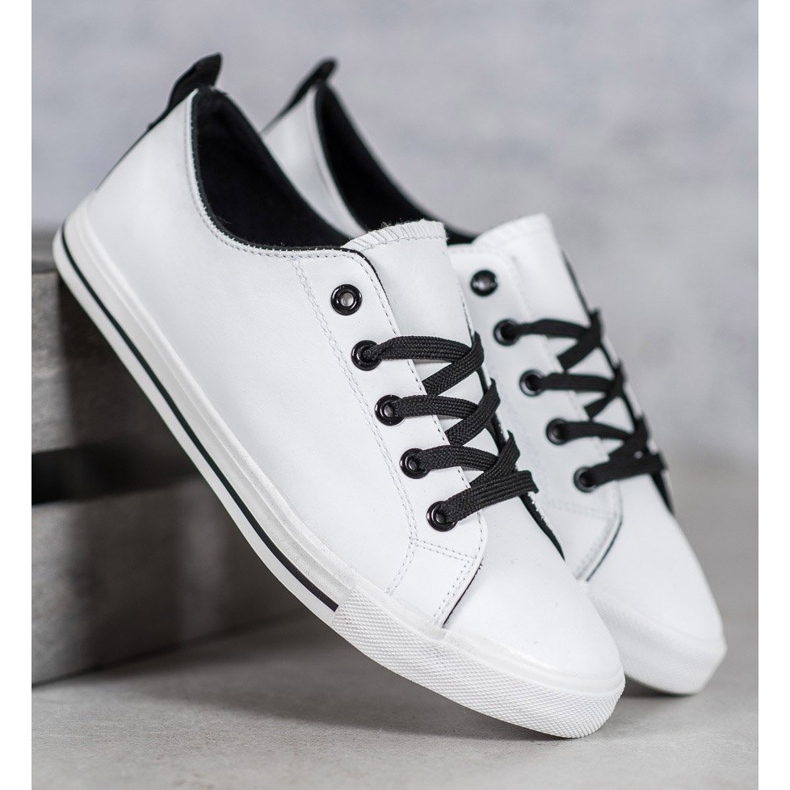 SHELOVET Pohodlné tenisky bílý 1