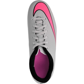 Kopačky Nike Mercurial Vortex Ii FG-R Jr 651642-060 šedá bílý 3