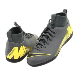 Sálová obuv Nike Mercurial Superfly X 6 Club Ic Jr AH7346-070 šedá 4