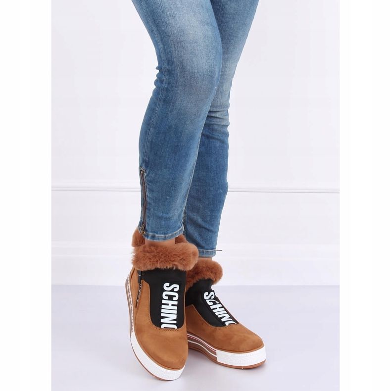 Tenisky izolované hnědé NB311 Camel hnědý 2