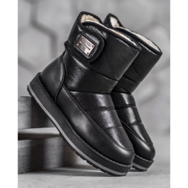 SHELOVET Sněhule s třpytkami černý 1