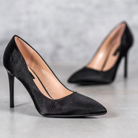 SHELOVET Saténové špendlíky černá 1