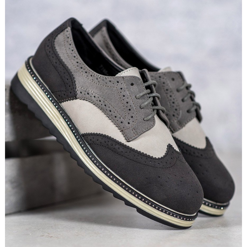 Šedé boty VICES šedá 2