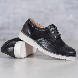 Semišové boty VICES černý 1