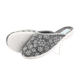 Adanex cítil pantofle sněhové vločky 24215 bílý šedá 4