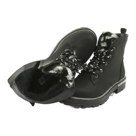 American Club Black Boots Boots GC33 Black černý černý 5