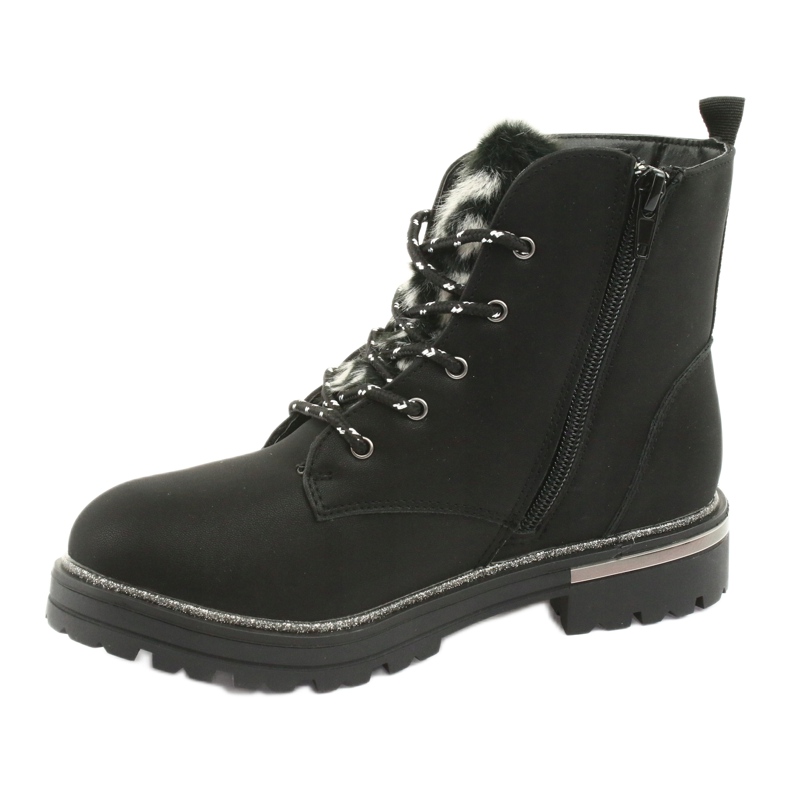 American Club Black Boots Boots GC33 Black černý černý 2