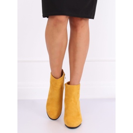 Medové podpatky G-7656 Yellow žluť 2