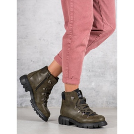 Kylie Šněrovací boty zelený 1