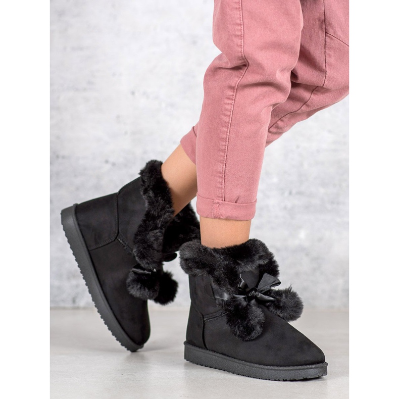 Módní černá Mukluki 1