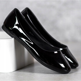 Lakované balerínky VICES černý 1