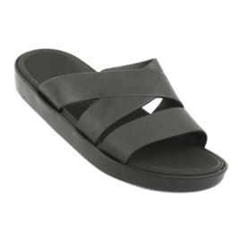 Černé pantofle na platformě Atletico 185 černý 1