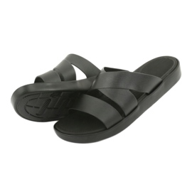 Černé pantofle na platformě Atletico 185 černý 4