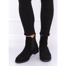 Černé boty Jodhpur B-6856 Black černý 1