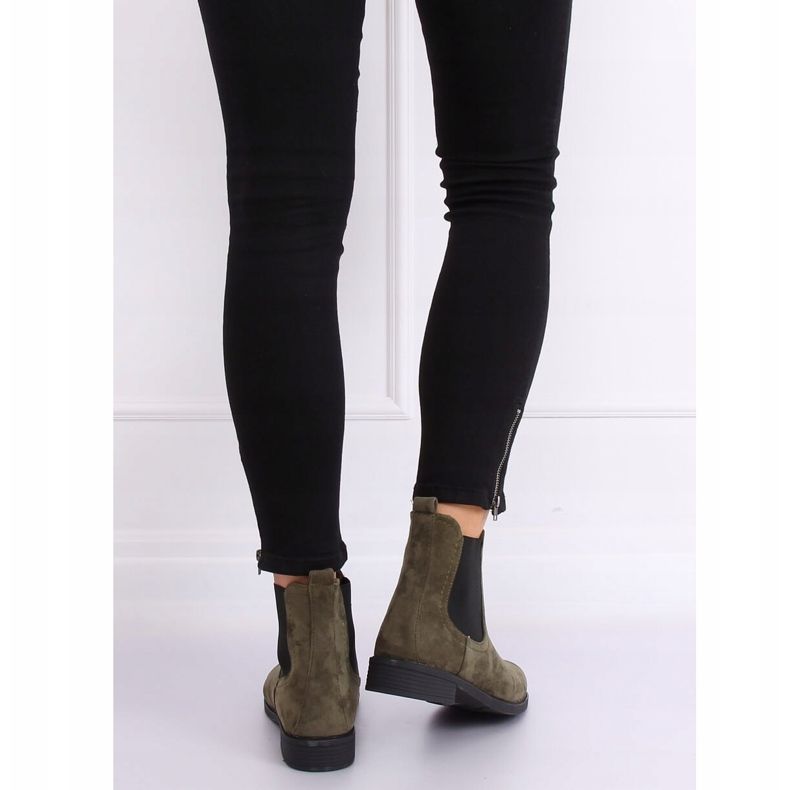 Zelené boty Jodhpur B-6856 Green zelený 2