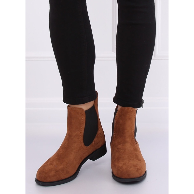 Hnědé boty Jodhpur B-6856 Camel hnědý 2