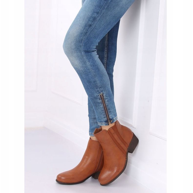 Boty Jodhpur boty camel 6391 Camel hnědý 1