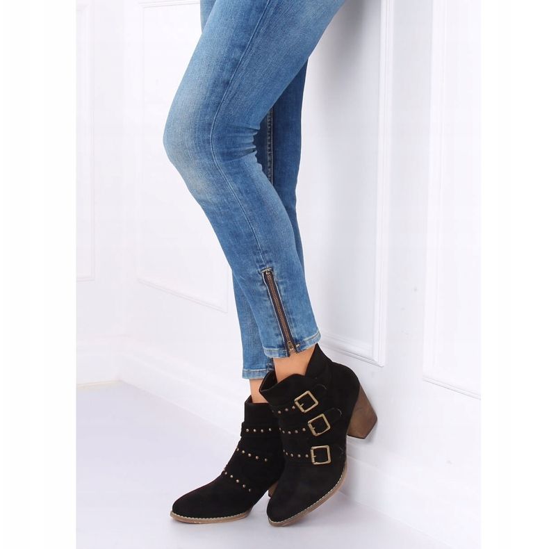 Černé kovbojské boty L88-162 černé černá 2 Černé kovbojské boty L88-162 černé černá 2