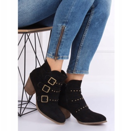 Černé kovbojské boty L88-162 černé černý 1
