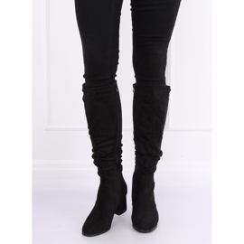 Černé vysoké podpatky 280 černé černá 2