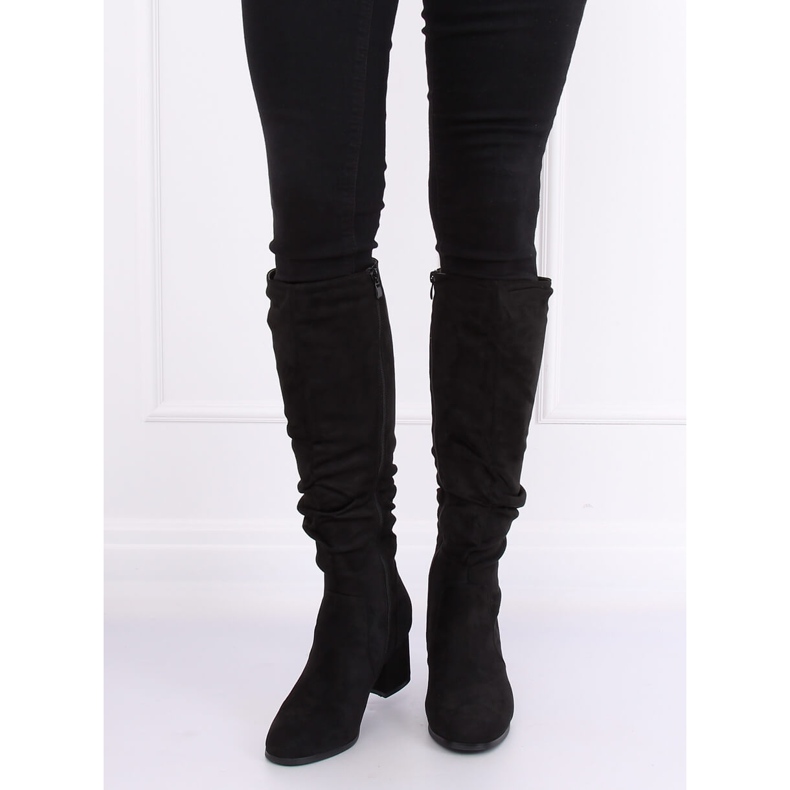 Černé vysoké podpatky 280 černé černá 2