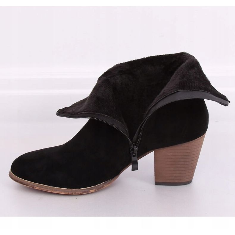 Černá kovbojská obuv E2250 Černá černý 2