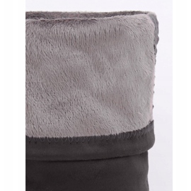 Šedé ploché kozačky 13X993-95 tmavě šedé šedá 2