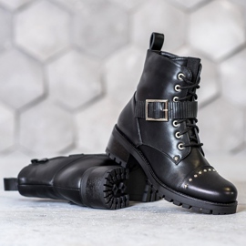 Seastar Pracovníci s ozdobnou sponou černá 1