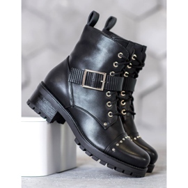 Seastar Pracovníci s ozdobnou sponou černá 2