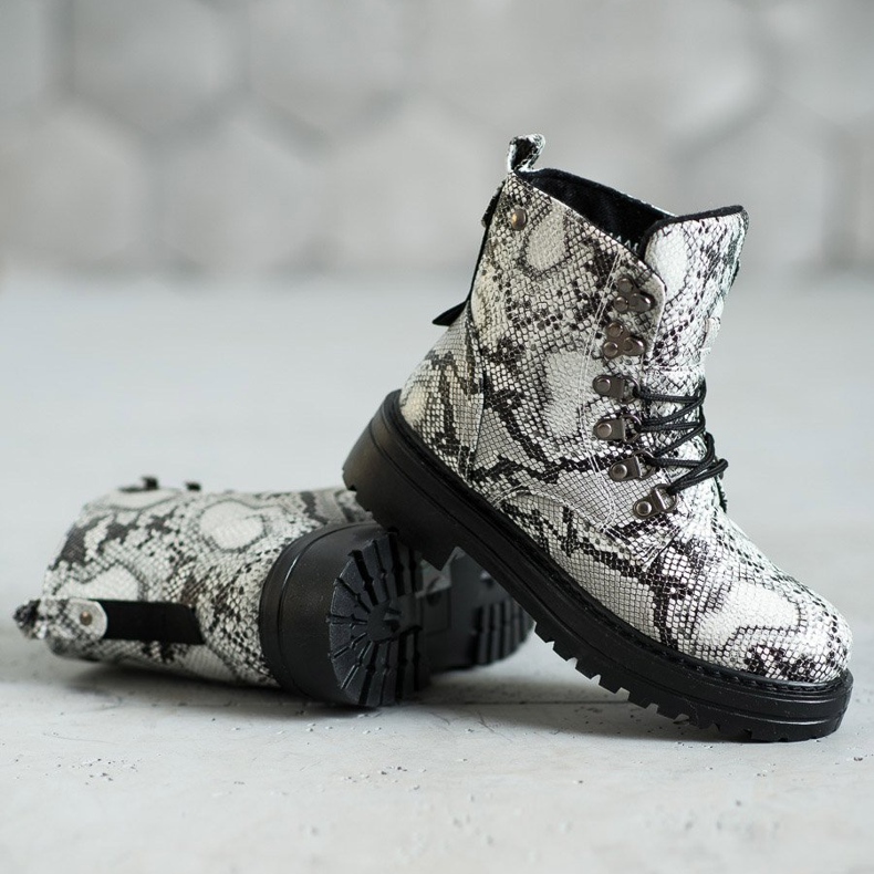 SHELOVET Krajkové upínáky bílý vícebarevný 1