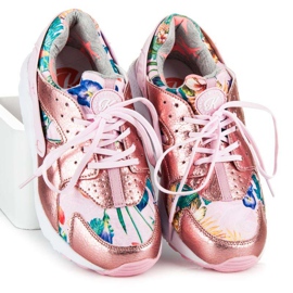 Kylie Stylové Dámské Boty růžový 2