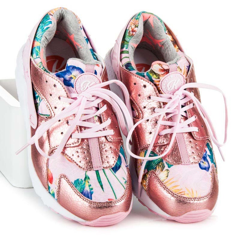 Kylie Stylové Dámské Boty růžový 2