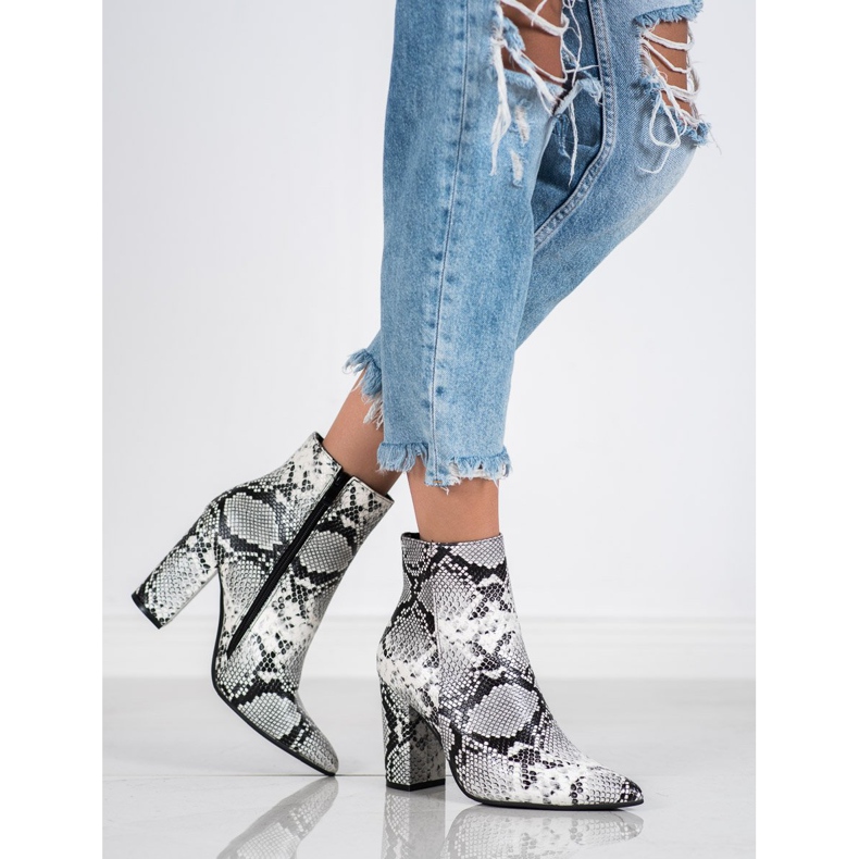 Seastar Snake Print Boot bílý černá vícebarevný 2