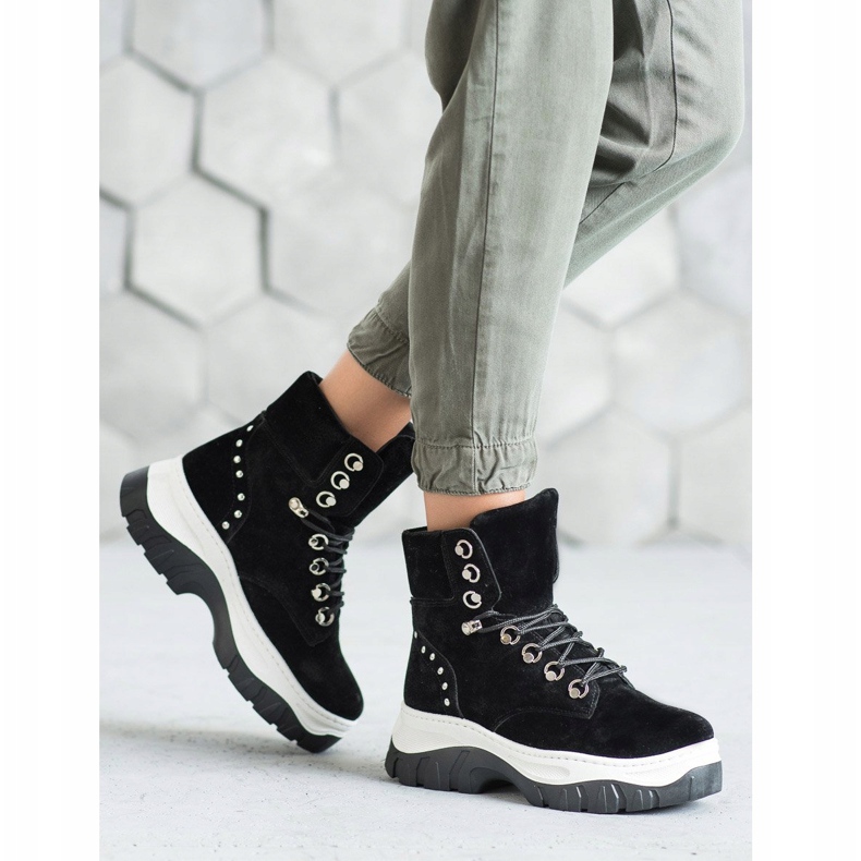 Seastar Trapery na platformě černý 1