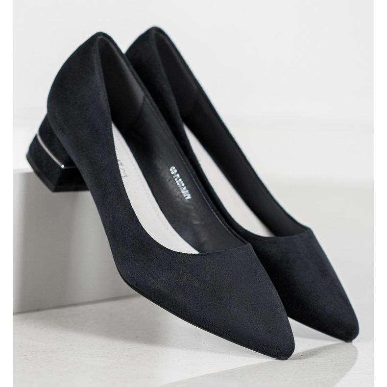 Goodin Lodičky s ozdobným páskem černý 1