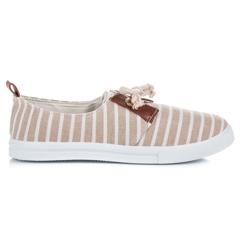 Mckeylor Žebrované tenisky hnědý 2