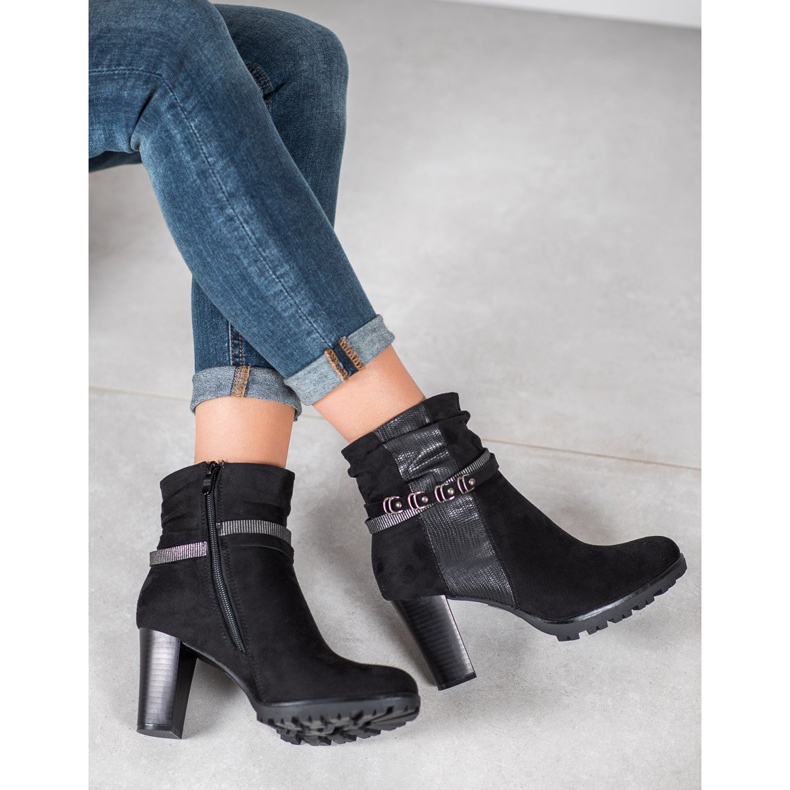 Super Mode Boty Na Postu černý 1