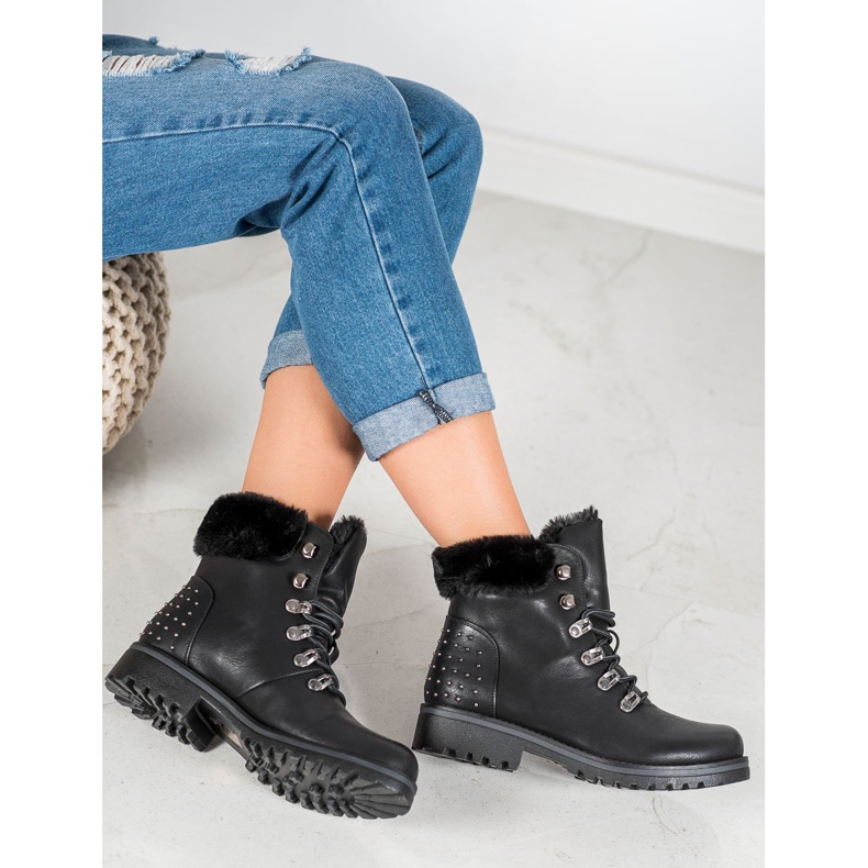 SHELOVET Trapery s tryskami černý 1