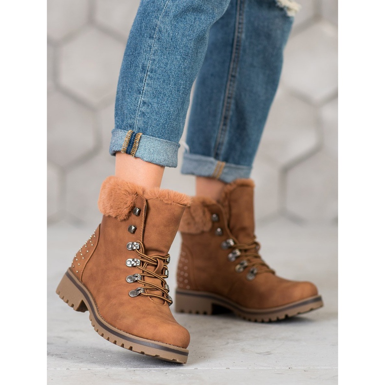 SHELOVET Trapery s tryskami hnědý 2