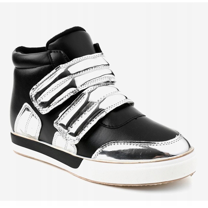 Černé izolované tenisky na klínku GF-ZM26 černá 1