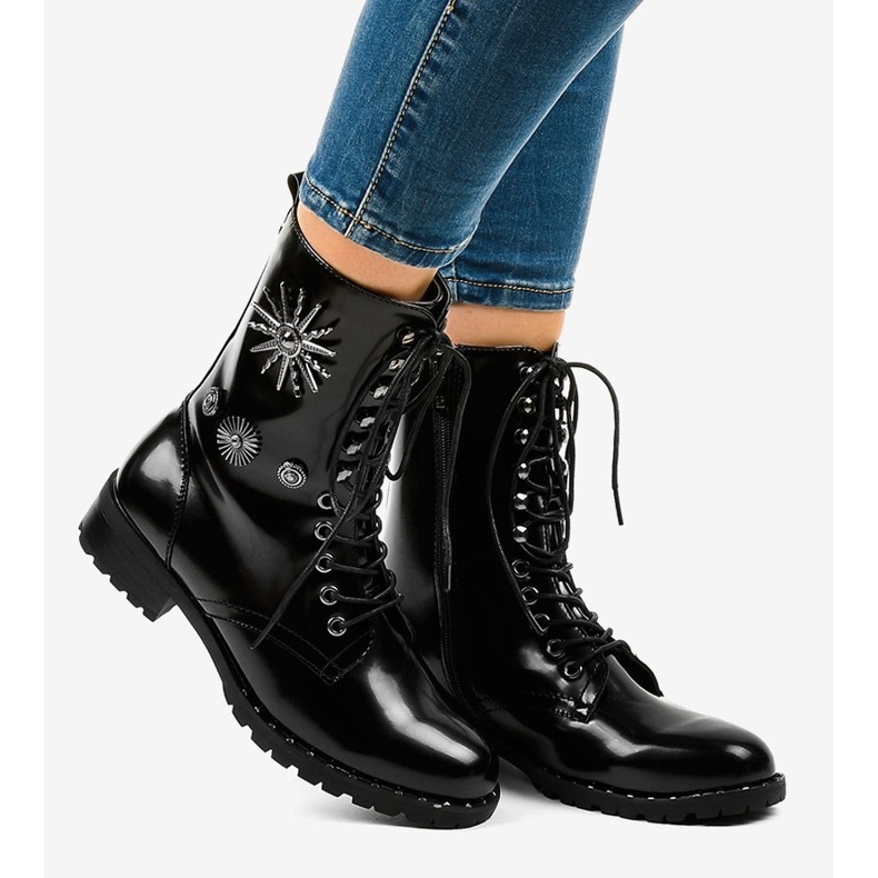 Černé pracovní boty SA8023 černý 2