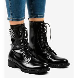 Černé pracovní boty SA8023 černý 1