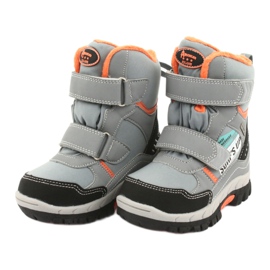 Boty American Club se šedou membránou RL34 černá oranžový šedá 3