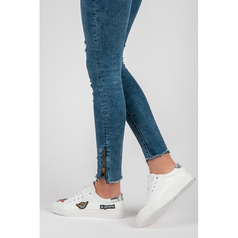 Seastar Armádní tenisky s nášivkami bílý 1