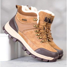 Arrigo Bello Šněrovací zimní boty hnědý 1